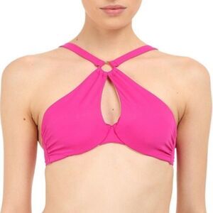 NWT L’AGENT by Agent Provocateur x Penelope Cruz Adrina Pink Bikini Top XS